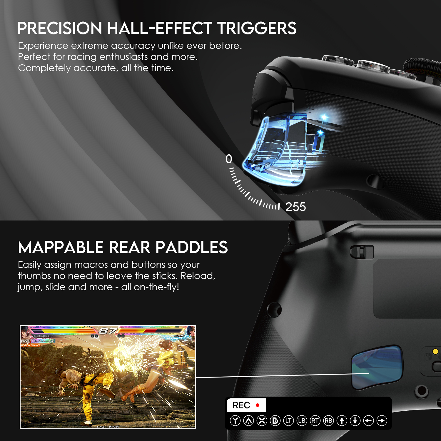 WGP15 EOS PRO Orion Control Inalámbrico Multiplataforma PC Nintendo Switch 16