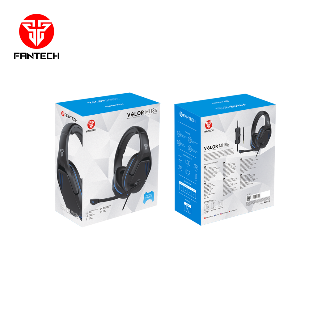 MH86 VALOR Space Audífonos Multiplataforma 3.5 mm Splitter Playstation PS5 6