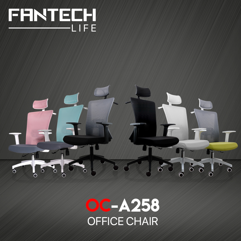 OCA258 Grey Silla ergonómica Oficina 13
