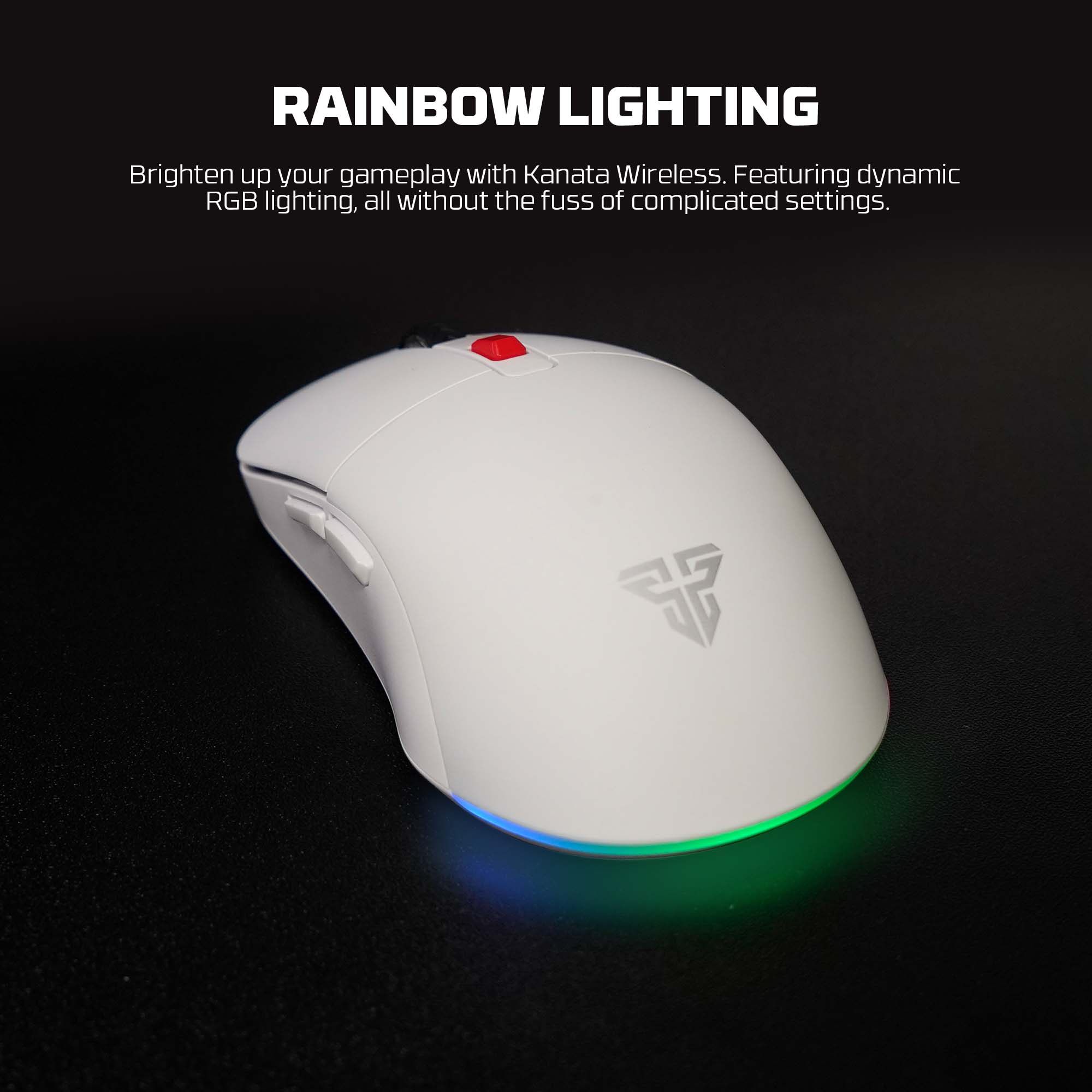 WG9 KANATA White Mouse Inalámbrico 2.000 DPI 6
