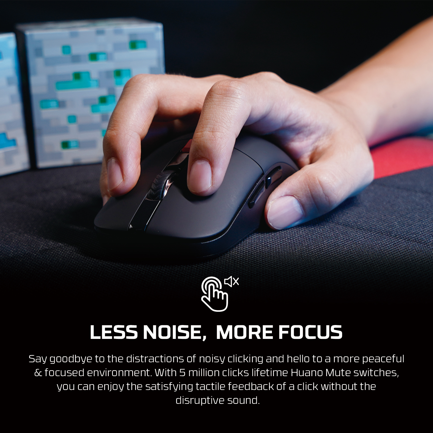 WG9 KANATA Black Mouse Inalámbrico 2.000 DPI 14