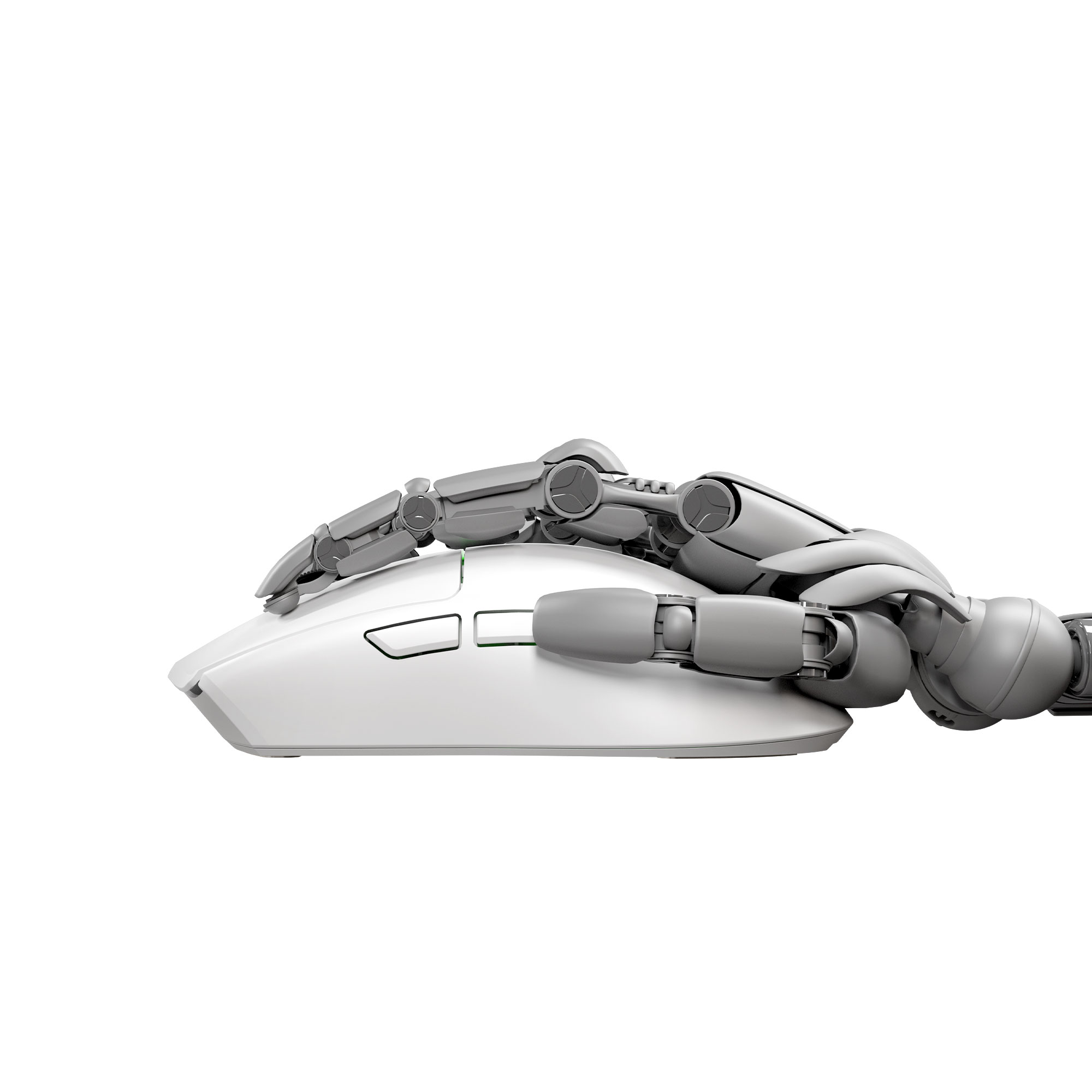 WG13E TANTO E White Gaming Mouse Inalámbrico 12.000 DPI con dock de carga RGB 8