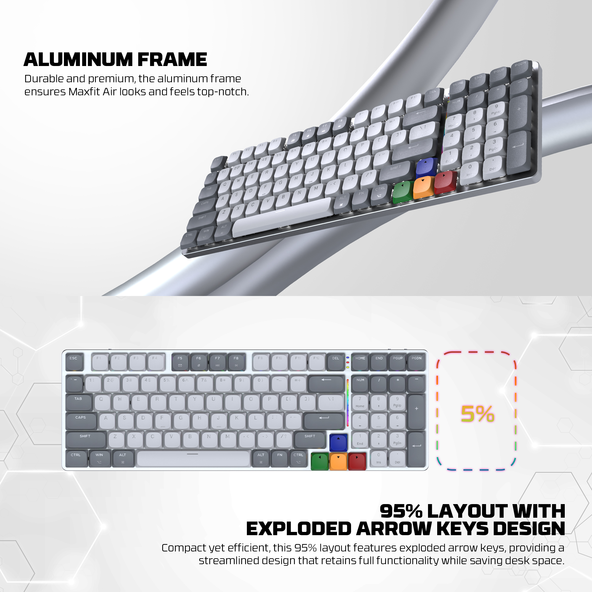 MK916 MAXFIT AIR99 Super Famicom Edition Teclado Inalámbrico aRGB Super Maxfit SNES 24