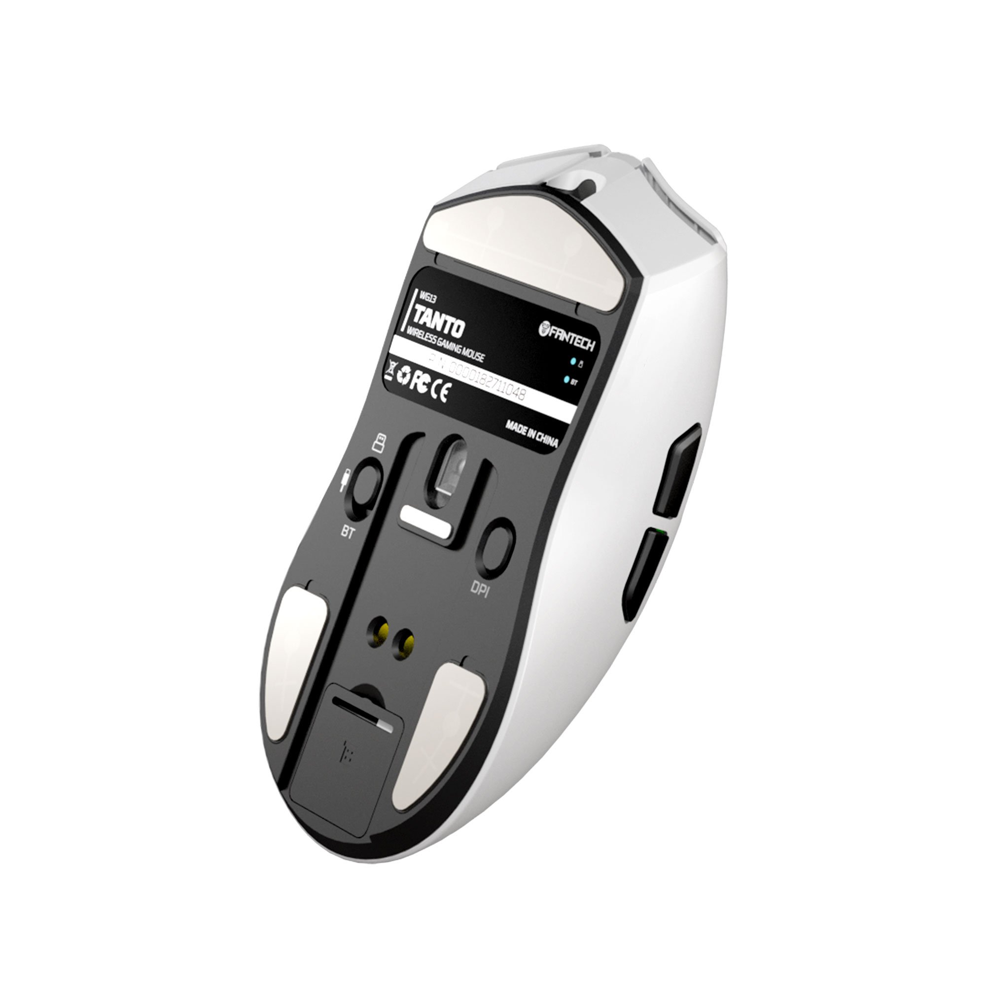 WG13 TANTO White Pro Gaming Mouse Inalámbrico 26.000 DPI con dock de carga RGB 9