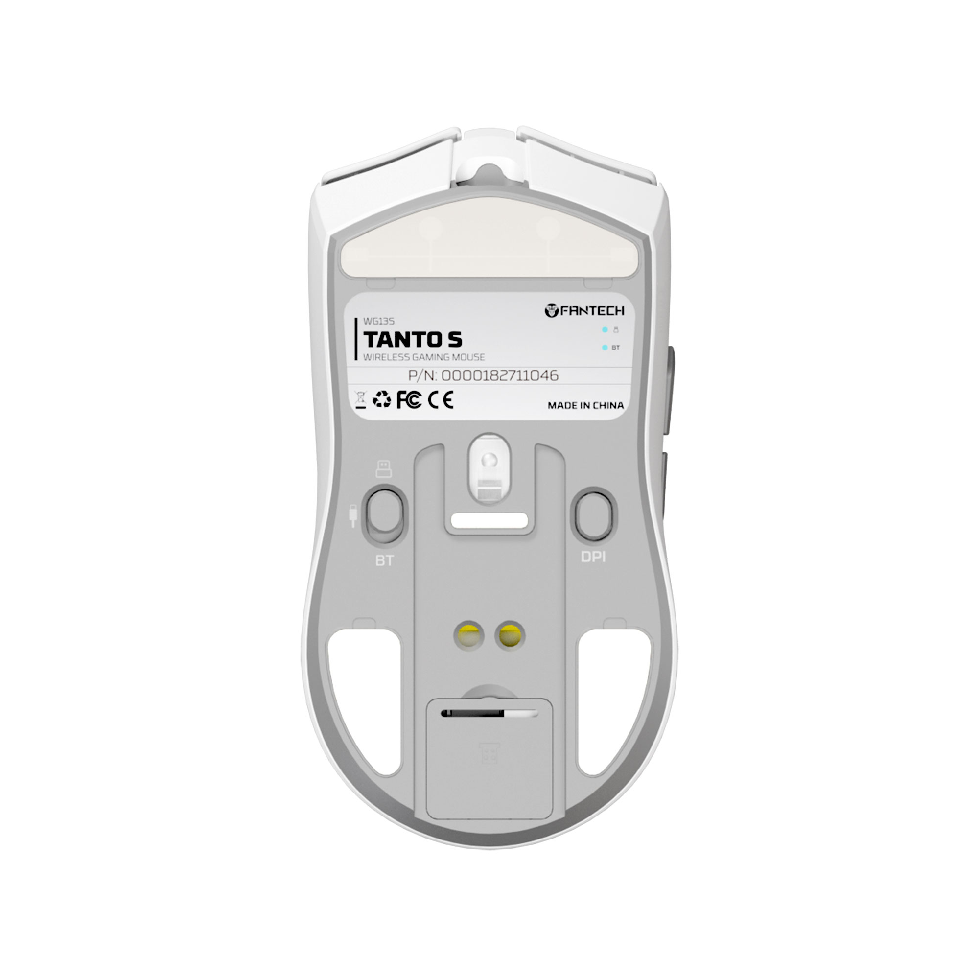 WG13s TANTO S White Ultimate Gaming Mouse Inalámbrico 26.000 DPI y 8.000 Hz con dock de carga RGB 8