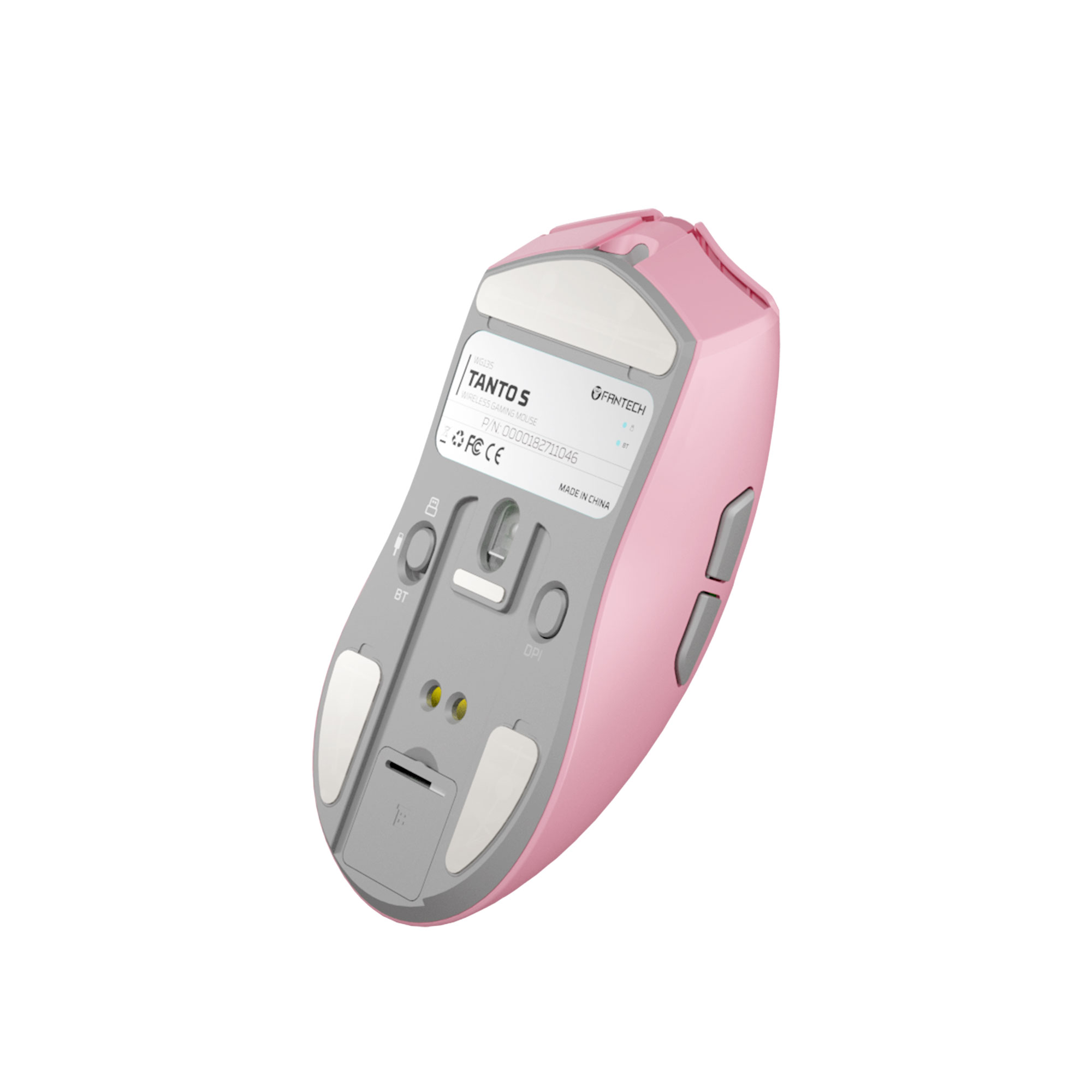 WG13s TANTO S Pink Ultimate Gaming Mouse Inalámbrico 26.000 DPI y 8.000 Hz con dock de carga RGB 8