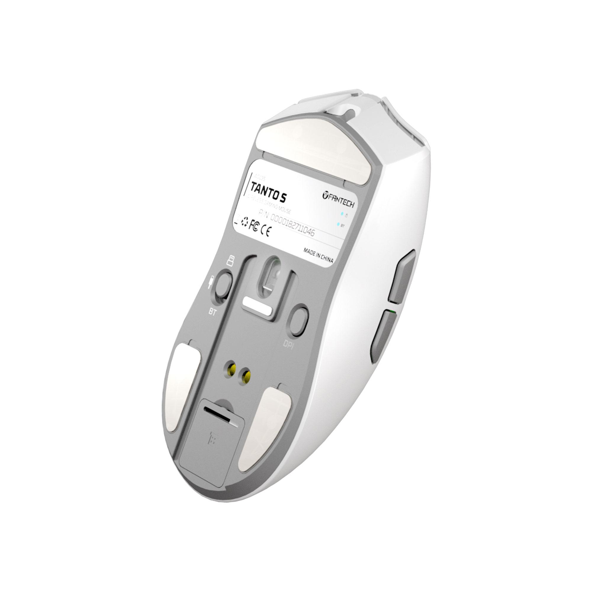 WG13s TANTO S White Ultimate Gaming Mouse Inalámbrico 26.000 DPI y 8.000 Hz con dock de carga RGB 9