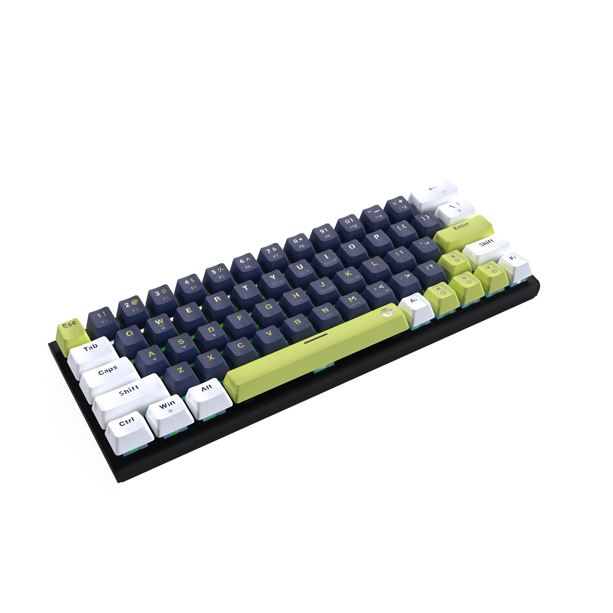 MK874V2 ATOM63 Mori Blue Teclado Mecánico 60% Hot-Swappable Layout USA 5