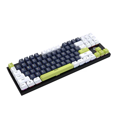 MK877s ATOM87s Mori Blue Teclado mecánico 80% Hot-Swappable Layout USA