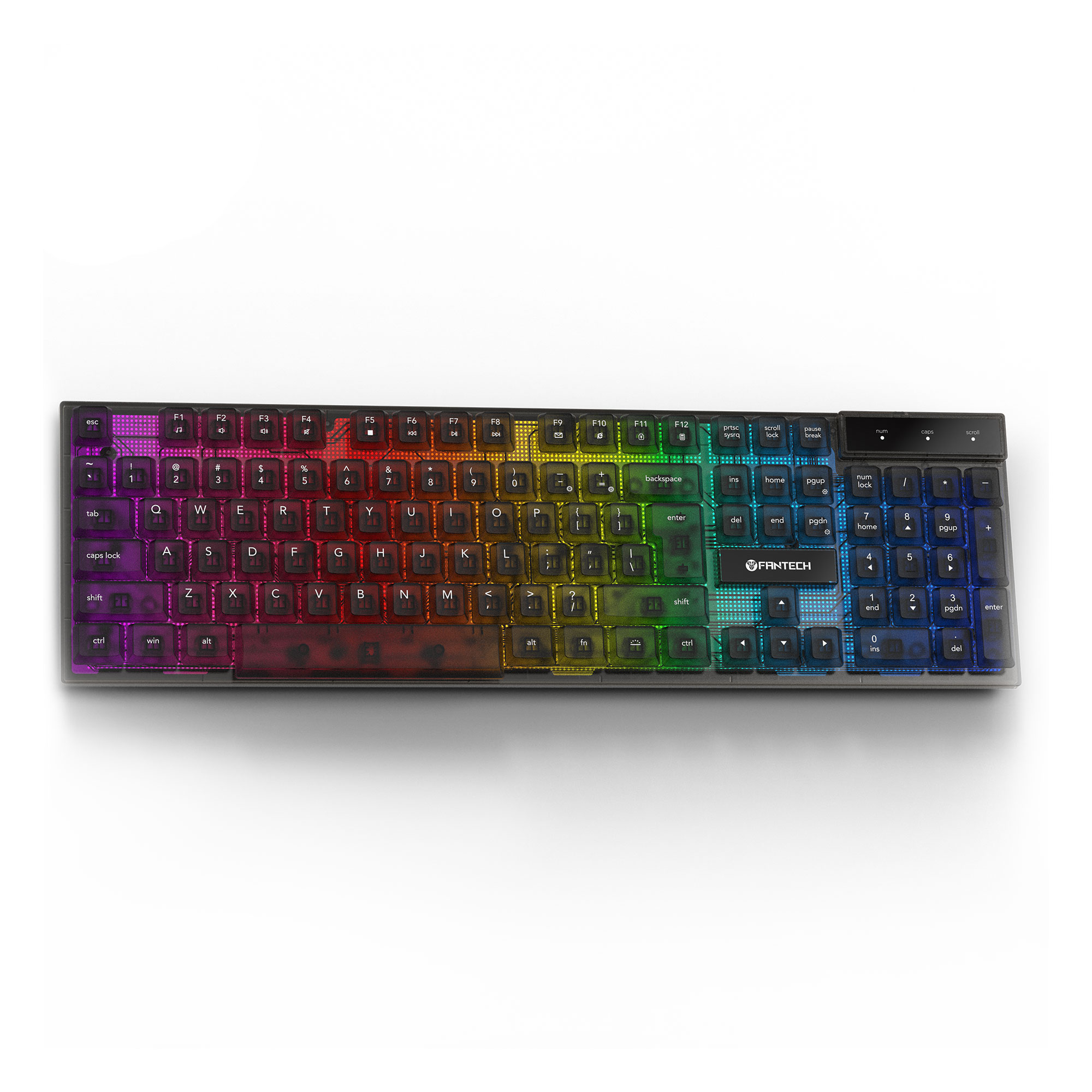 K515 SHIKARI Black Teclado Membrana RGB 3