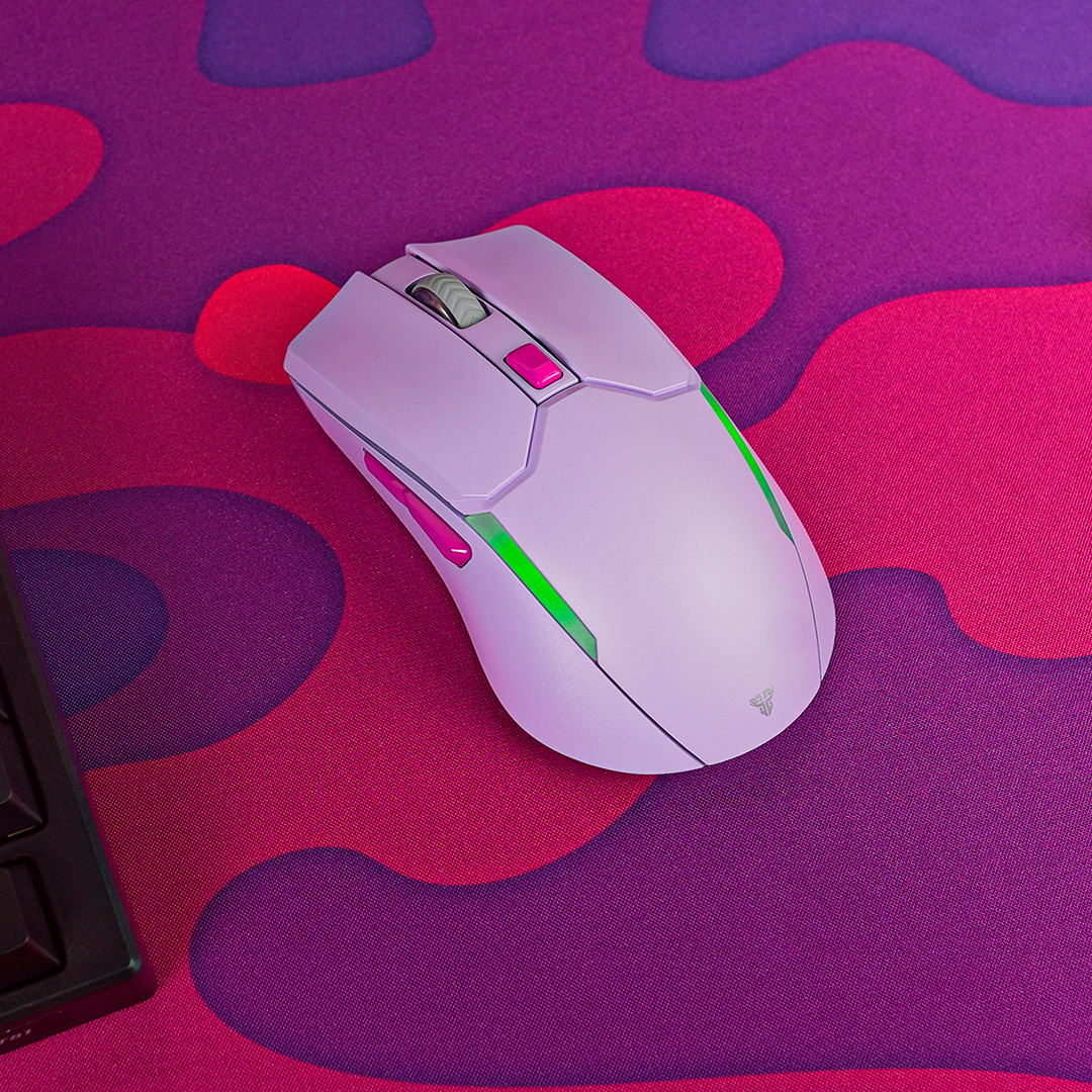 WGC2 VENOM II Vibe Edition Purple Mouse Inalámbrico 4.000 DPI 8