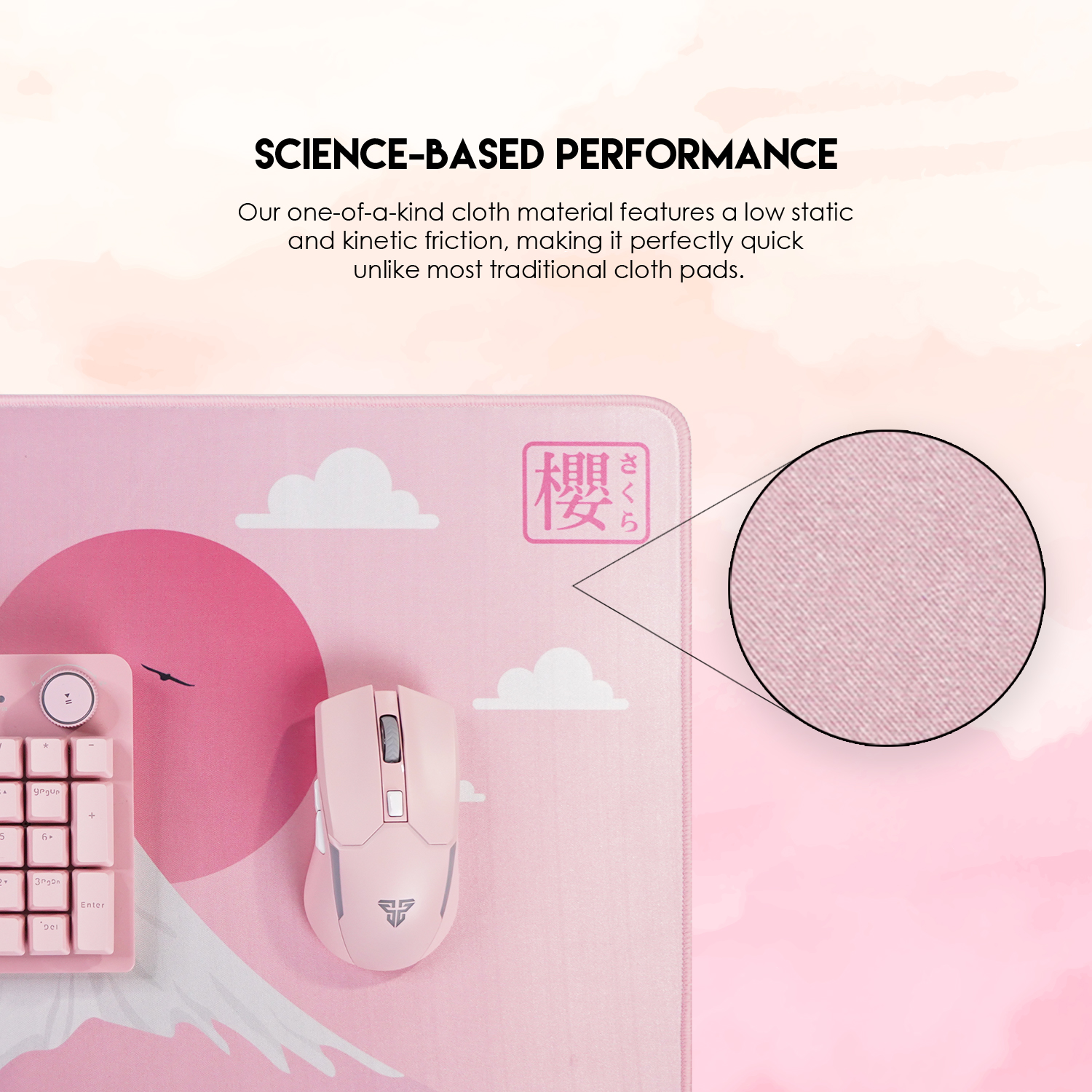 MP905 ATO Sakura Edition Mousepad Deskmat Talla XL 13