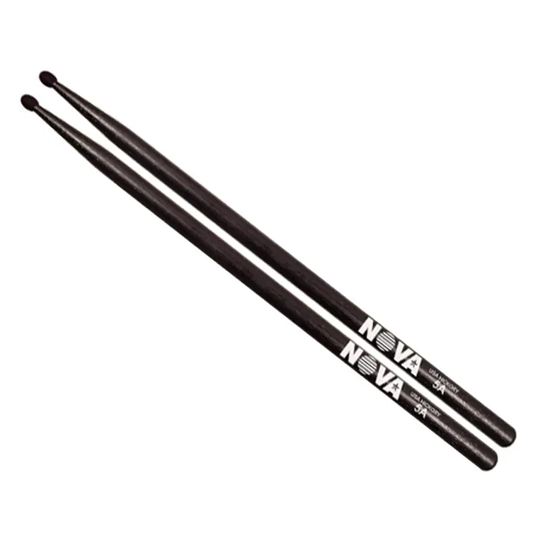 Baqueta NOVA - Vic Firth 5A Black (Punta Madera) 1