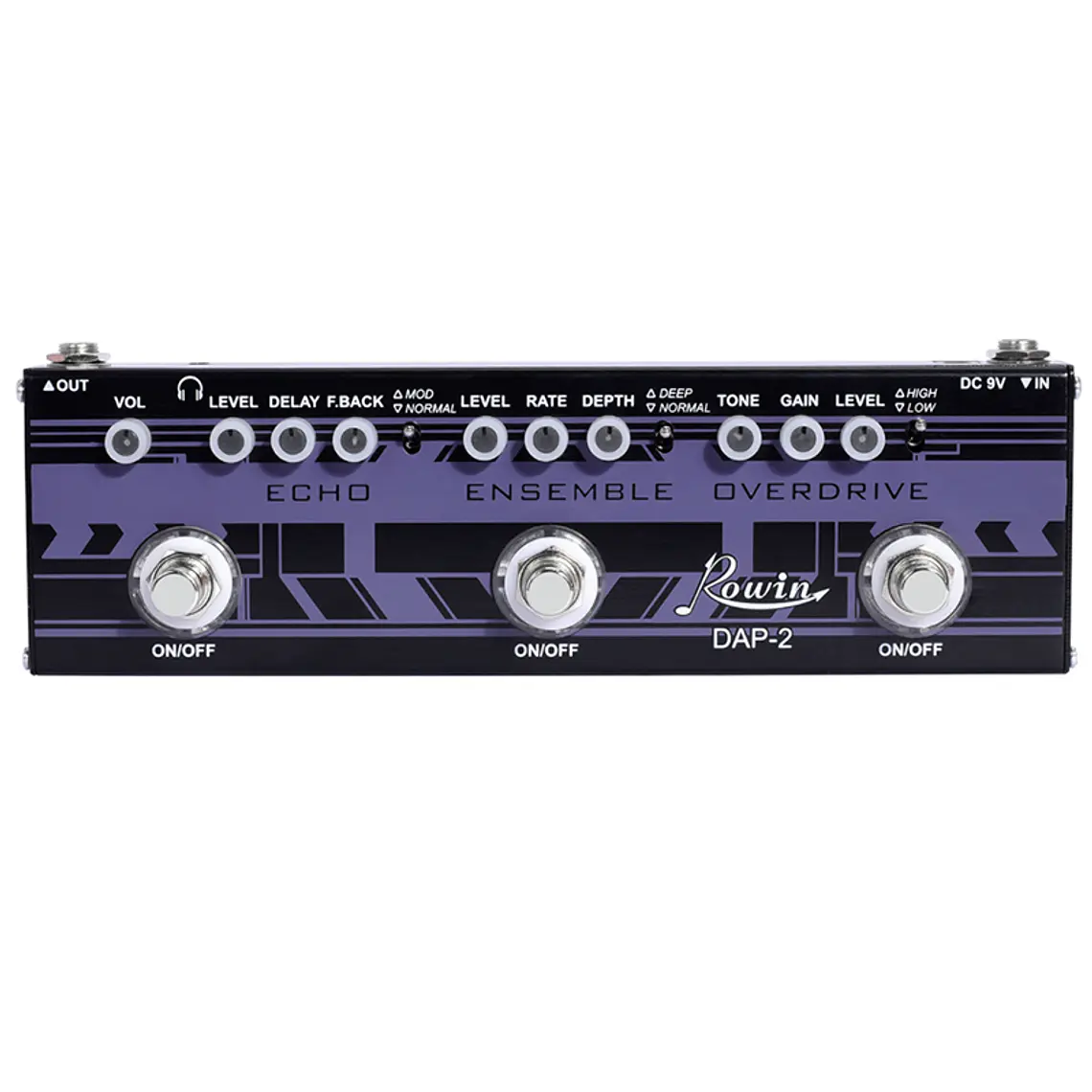 Rowin 3 en 1 (Delay, Chorus,Overdrive) / DAP-2 1