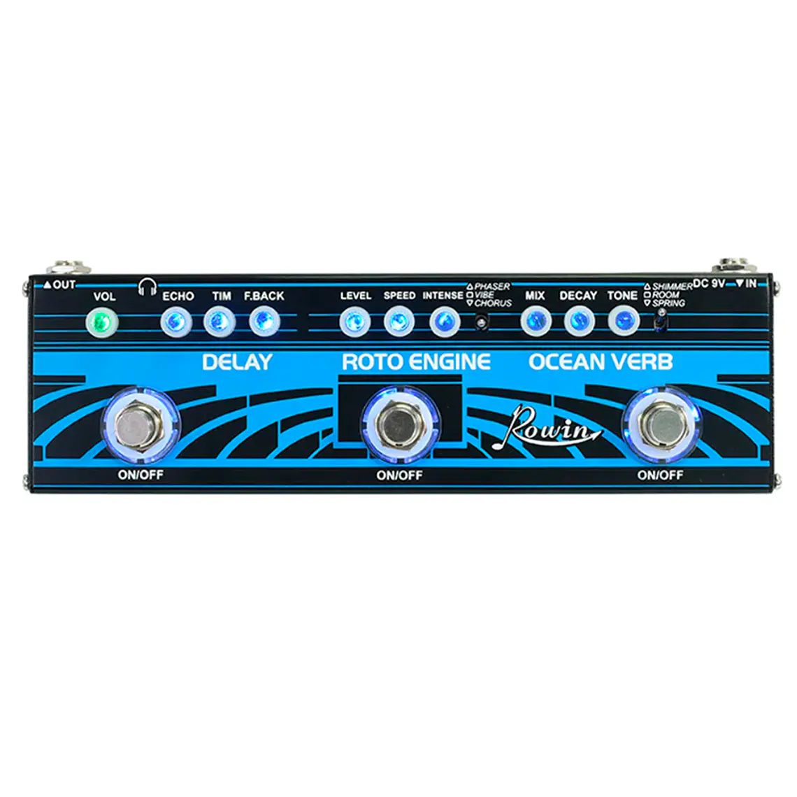Rowin 3 en 1 (Delay, Modulaciones, Reverb) / DAP-3 1