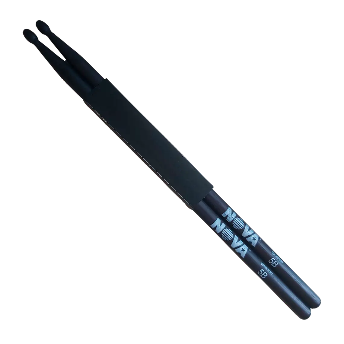 Baqueta NOVA - Vic Firth 5B Black (Punta Madera) 1