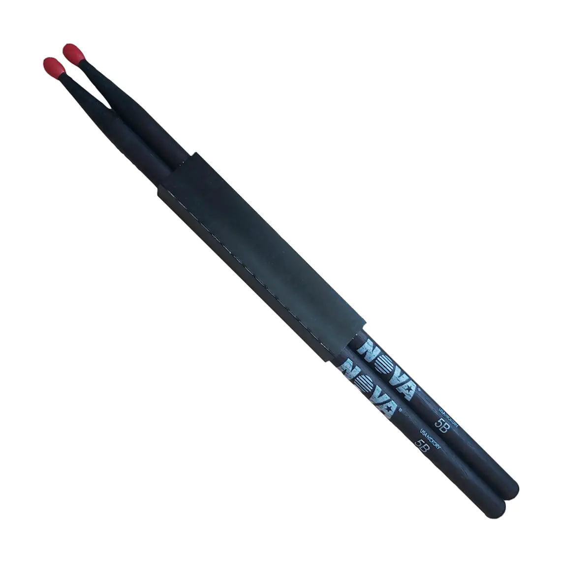 Baqueta NOVA - Vic Firth 5BN Black (Punta Nylon) 1