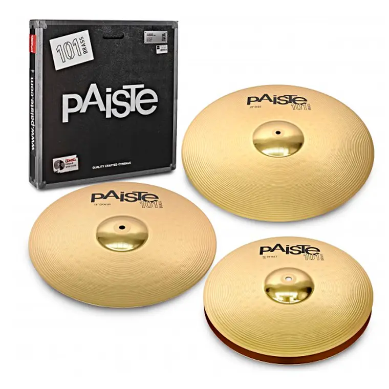 Set Paiste Brass 101 Universal Set HH14, CR16 , RD20 1