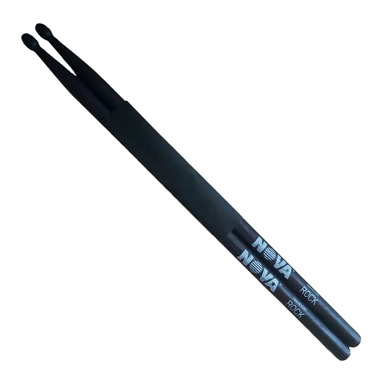 Baqueta NOVA - Vic Firth ROCK Black (Punta Madera) 1