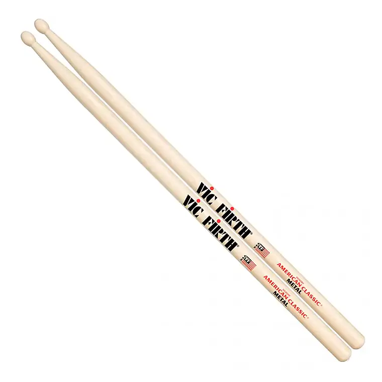 Baqueta VIC FIRTH - American Classic METAL Natural (Punta Madera) 1