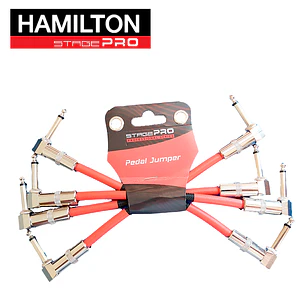 Hamilton - Stage Pro - Pack 4 Cables Patch, 15 cm
