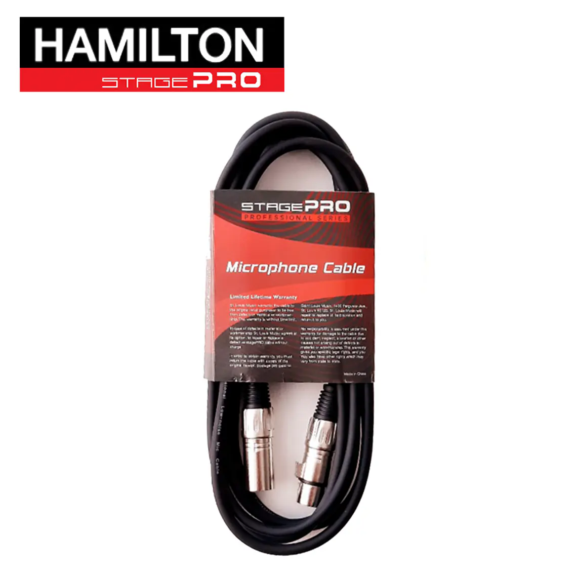 Hamilton -Stage Pro - Cable Micrófono XLR 3Mts 1