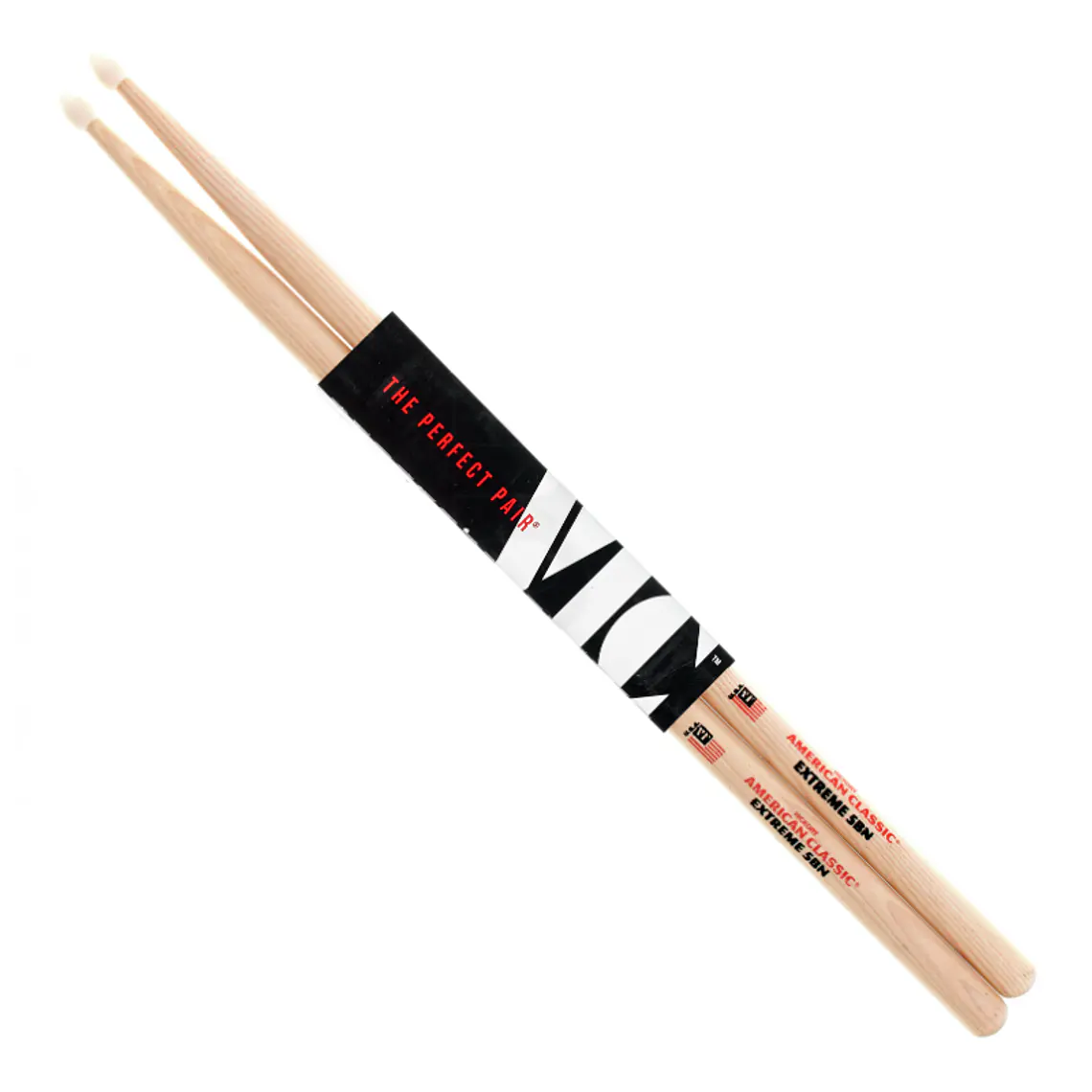 Baqueta VIC FIRTH - American Classic EXTREME 5B Natural (Punta Nylon)  1