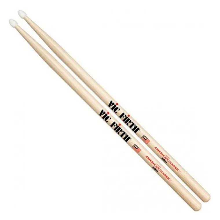 Baqueta VIC FIRTH - American Classic 5B Natural (Punta Nylon) 1