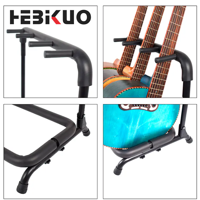 Hebikuo - Atril Guitarra-Bajo 3 Instrumentos ZSJ-73 2