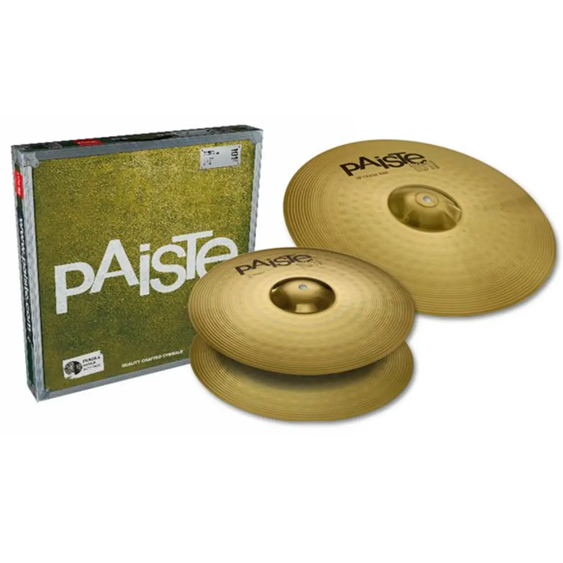 Set Paiste Brass 101 Essential Set HH14 CR-RD18 1