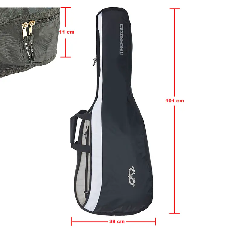 Funda Guitarra Clásica 4/4 - Acolchado 3 mm - Colores 7