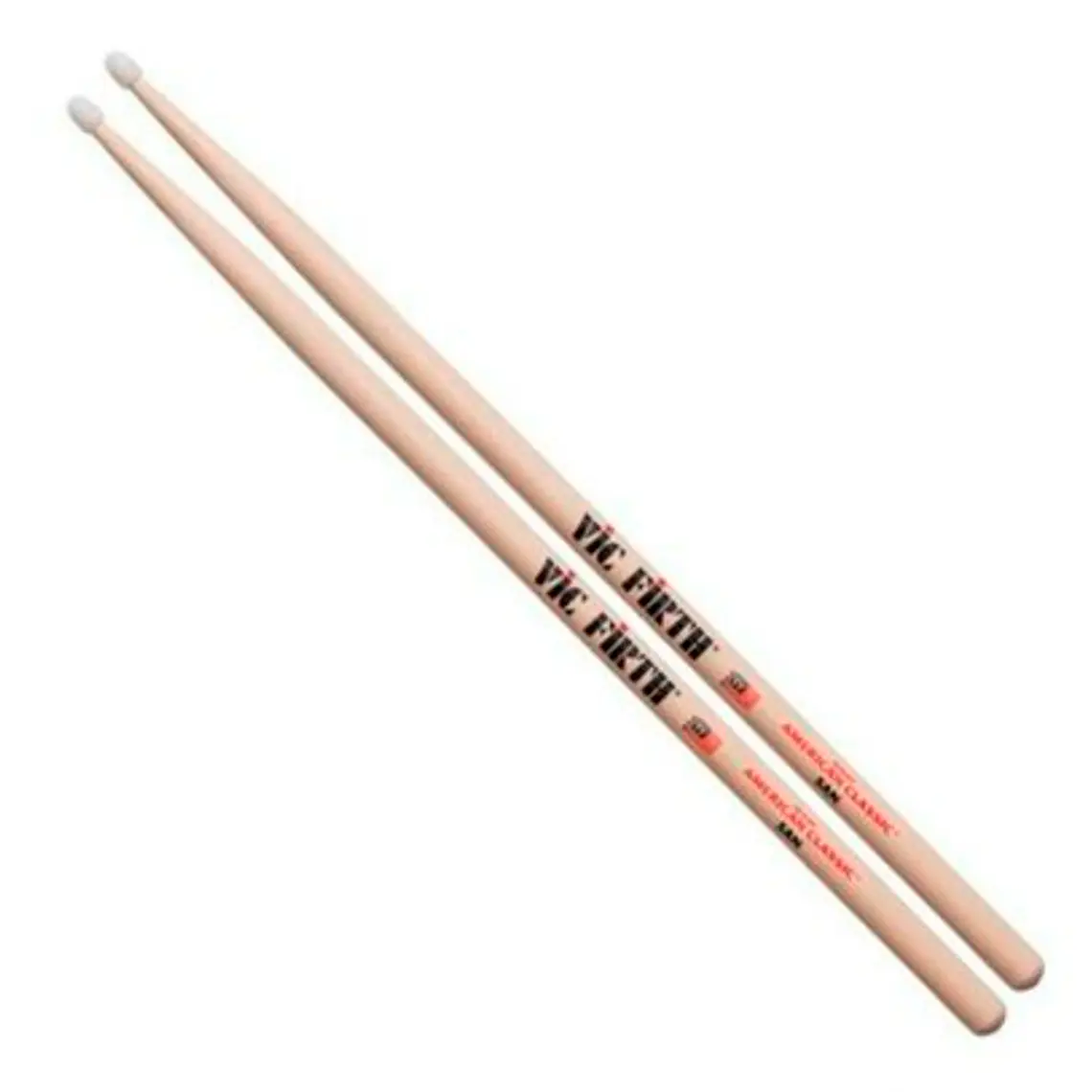 Baqueta VIC FIRTH - American Classic 5A Natural (Punta Nylon) 1