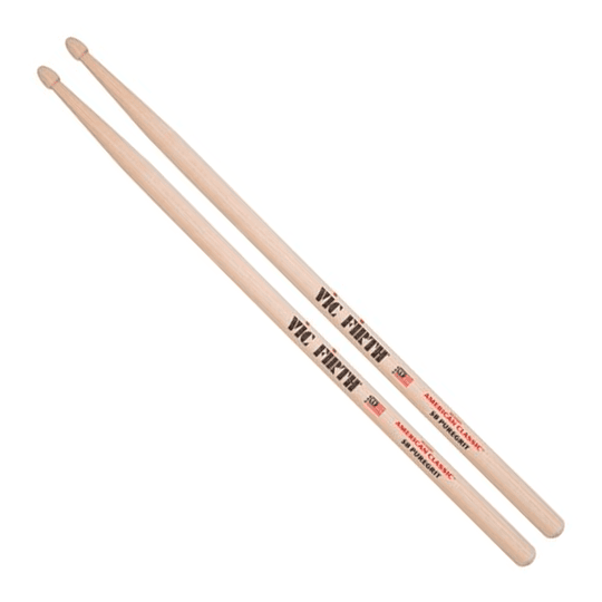 Baqueta VIC FIRTH - American Classic 5B PUREGRIT Natural (Punta Madera)