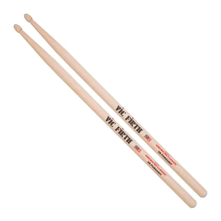 Baqueta VIC FIRTH - American Classic 5B PUREGRIT Natural (Punta Madera) 1