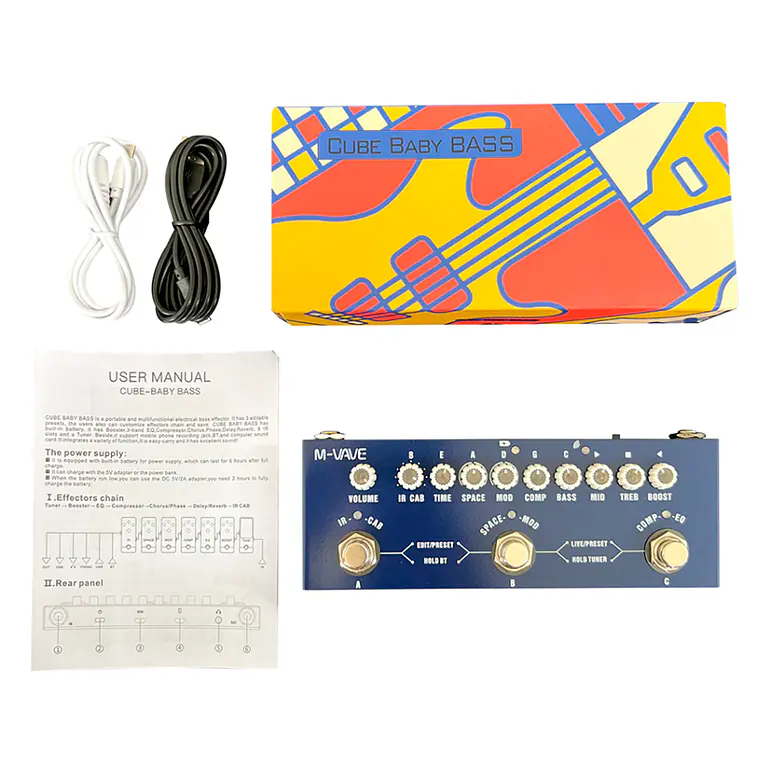 M-Vave Cube Baby Bass Multiefecto 4