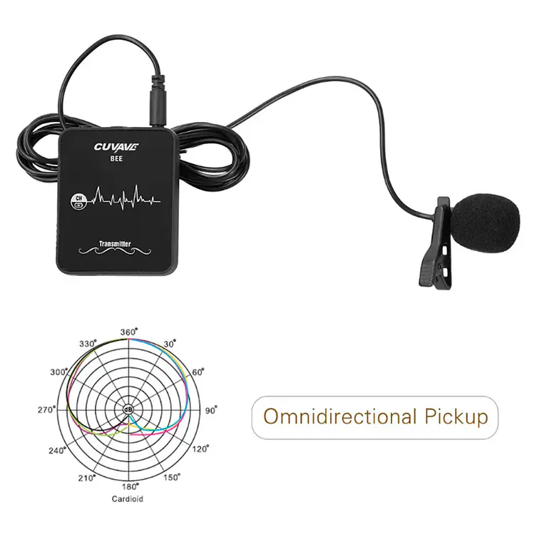 M-Vave Cuvave BEE WP-6 Micrófono Inalámbrico 4