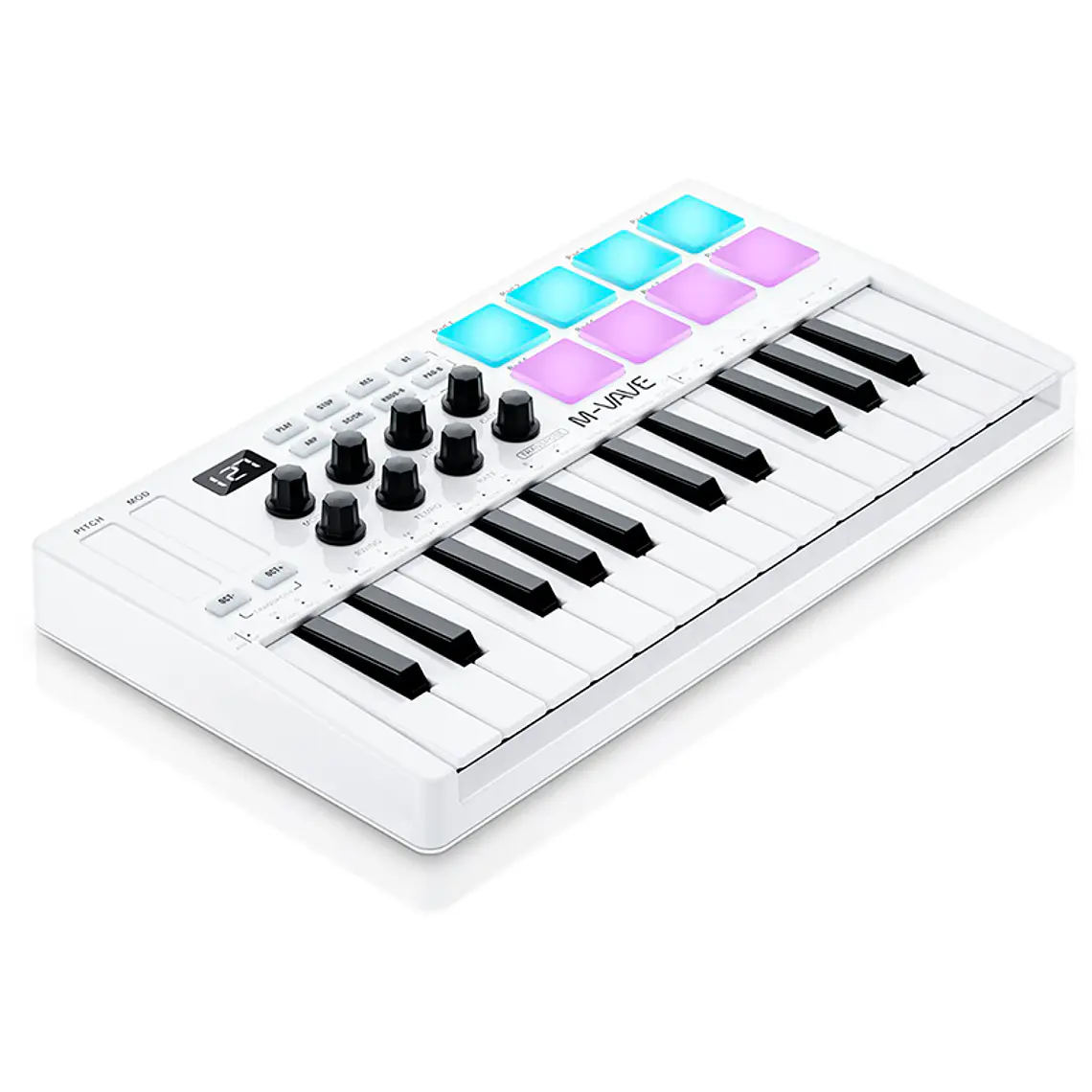 M-Vave SMK25 - Controlador MIDI Bluetooth Blanco 1