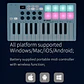 M-Vave SMK25 - Controlador MIDI Bluetooth Blanco - Miniatura 3