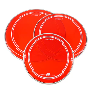 Set Parches PDH Red Hydra Series 10