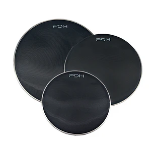 Set Parches PDH Malla Doble Capa Negro 10