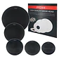 Set Parches PDH Malla 1 Capa Negro 10