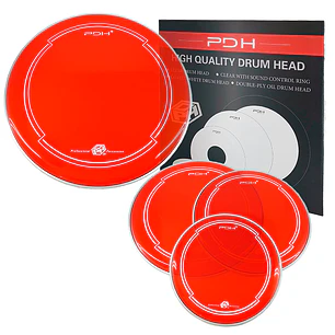 Set Parches PDH Red Hydra Series 10