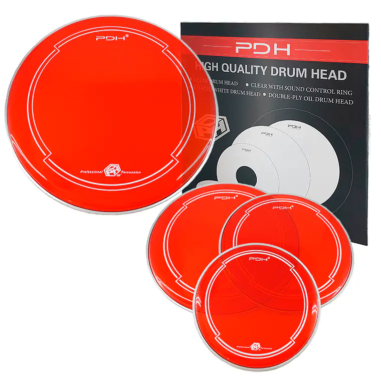 Set Parches PDH Red Hydra Series 10