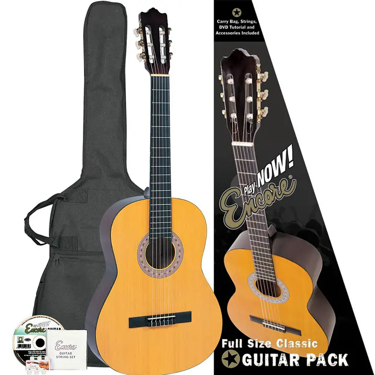 Guitarra Encore Outfit Clásica 4/4 - ENC44 - Natural 1