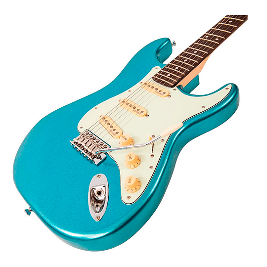 Guitarra Vintage V6 Reissued - Candy Apple Blue