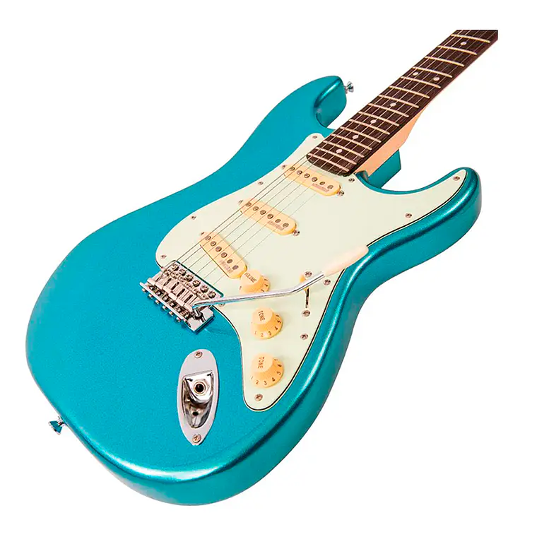 Guitarra Vintage V6 Reissued - Candy Apple Blue 2