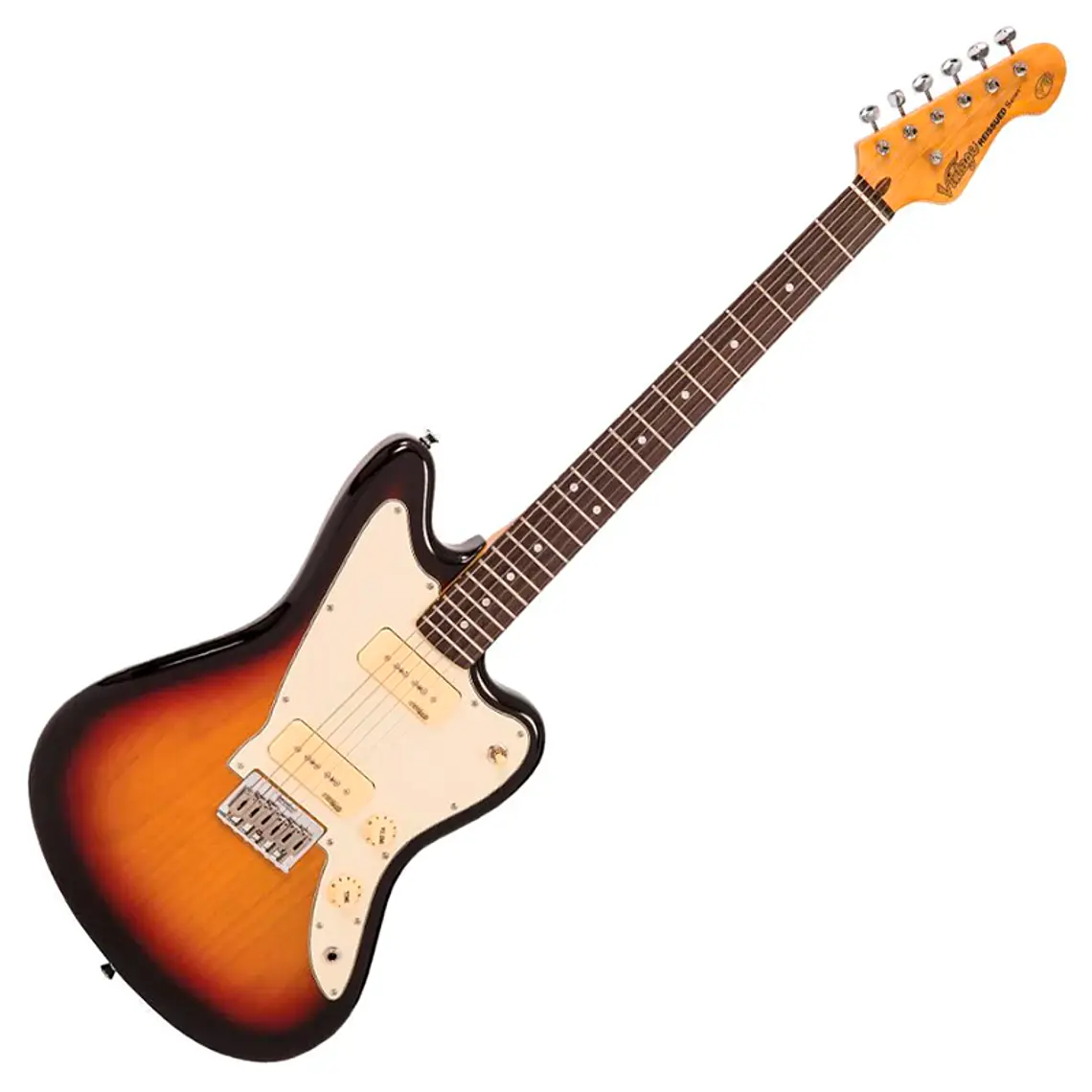Guitarra Vintage V65 Reissued - Jaguar Tobacco Sunburst 1