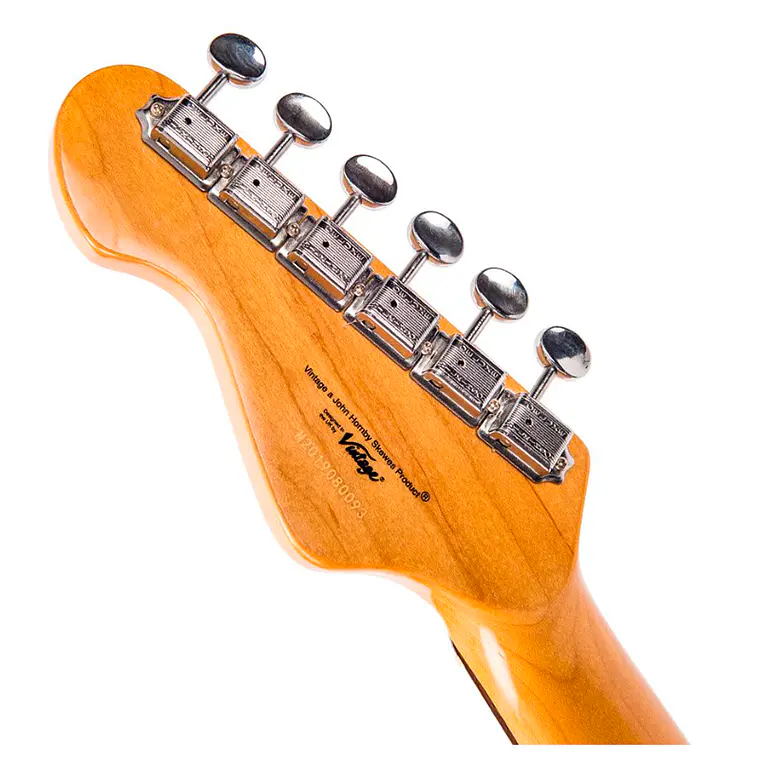 Guitarra Vintage V65 Reissued - Jaguar Tobacco Sunburst 7