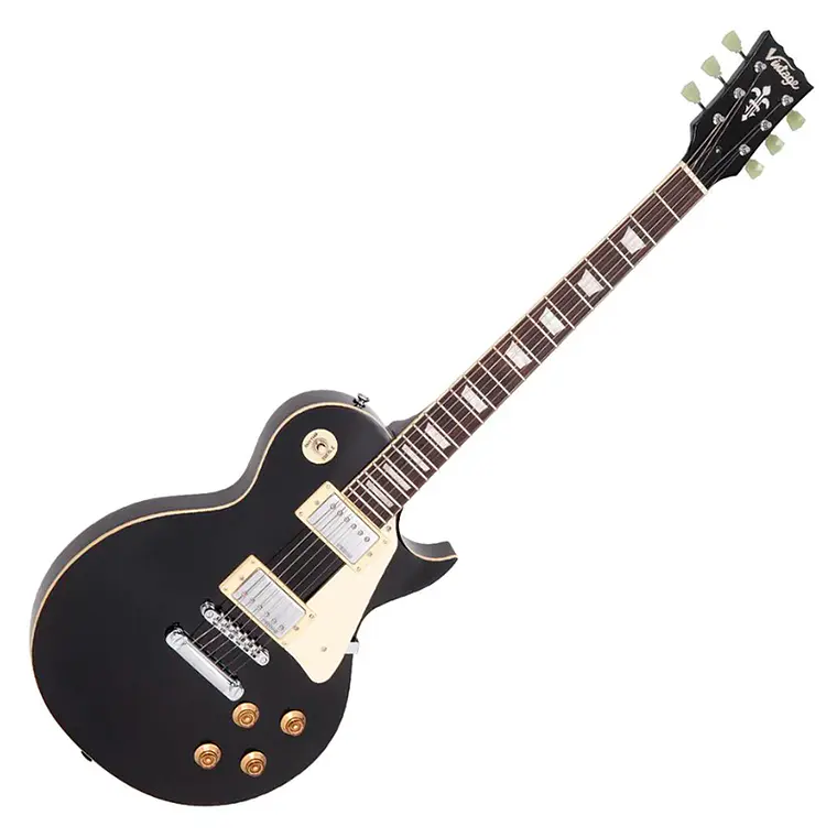  Guitarra Vintage V100 - Boulevard Black 1