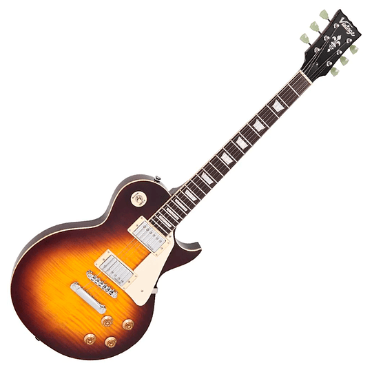 Guitarra Vintage V100 - Flamed Iced Tea